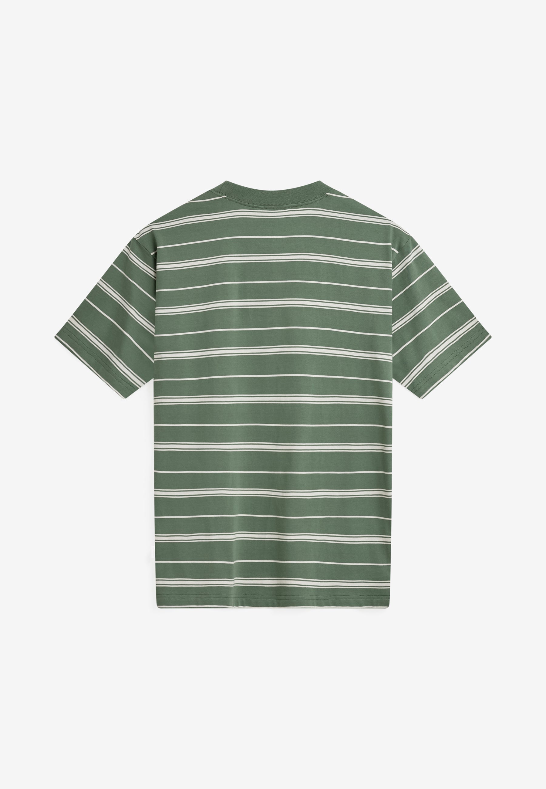 minimum male Aarhus reg ss striped tee G4710 Short Sleeved T-shirt 5912 Dark ivy