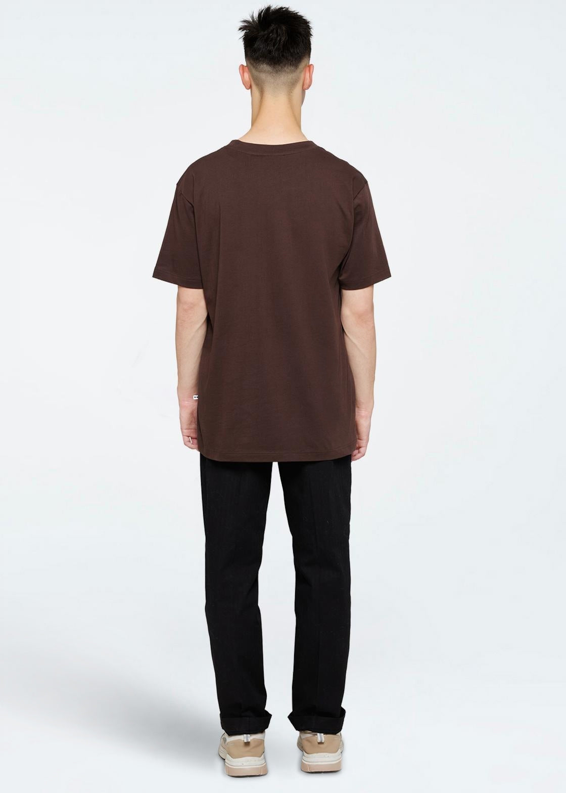 minimum male Aarhus short sleeved t-shirt G029 GOTS Short Sleeved T-shirt 1914 Seal Brown