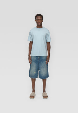 minimum male Aarhus short sleeved t-shirt G029 GOTS Short Sleeved T-shirt 4115 Cashmere Blue