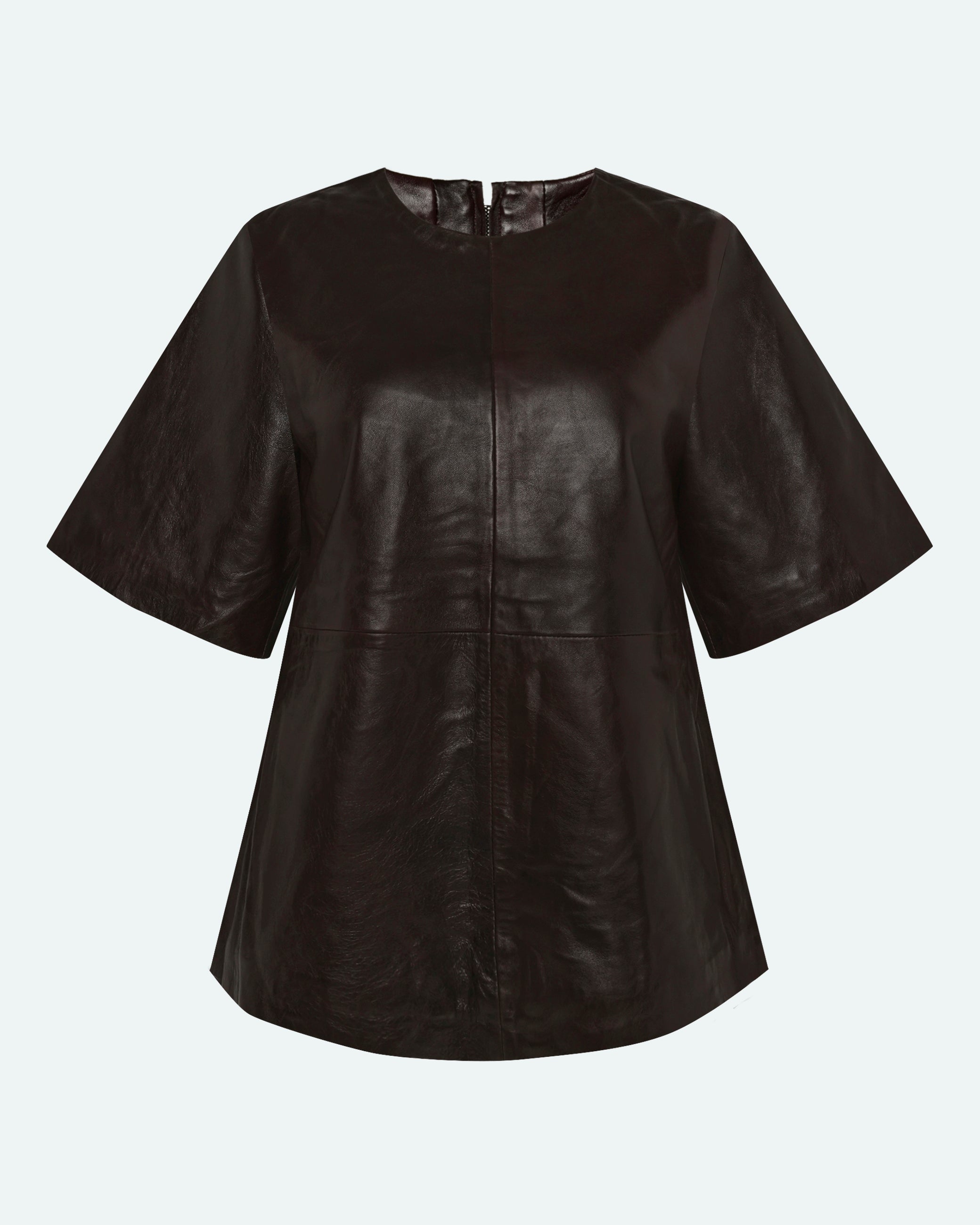 minimum female Abigale blouse 4426 Short Sleeved Blouse 1534 Merlot