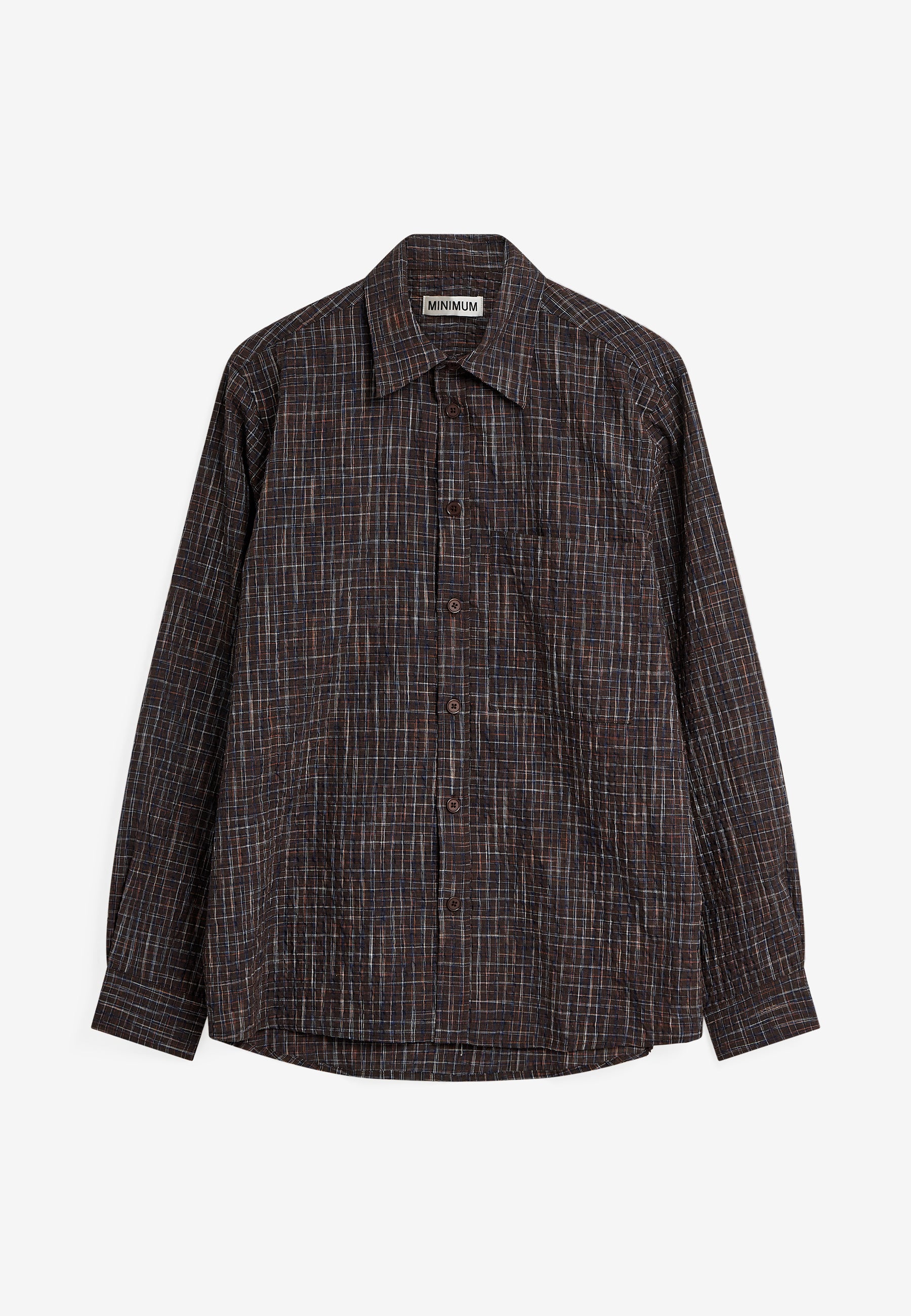 minimum male Ace rlx ls shirt 4873 Long Sleeved Shirt 0617 Teak