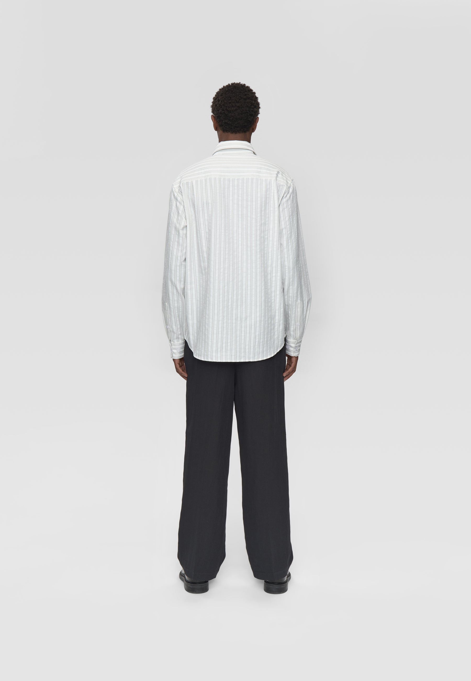 minimum male Ace rlx ls striped shirt 4603 Long Sleeved Shirt 0608 Coco Milk