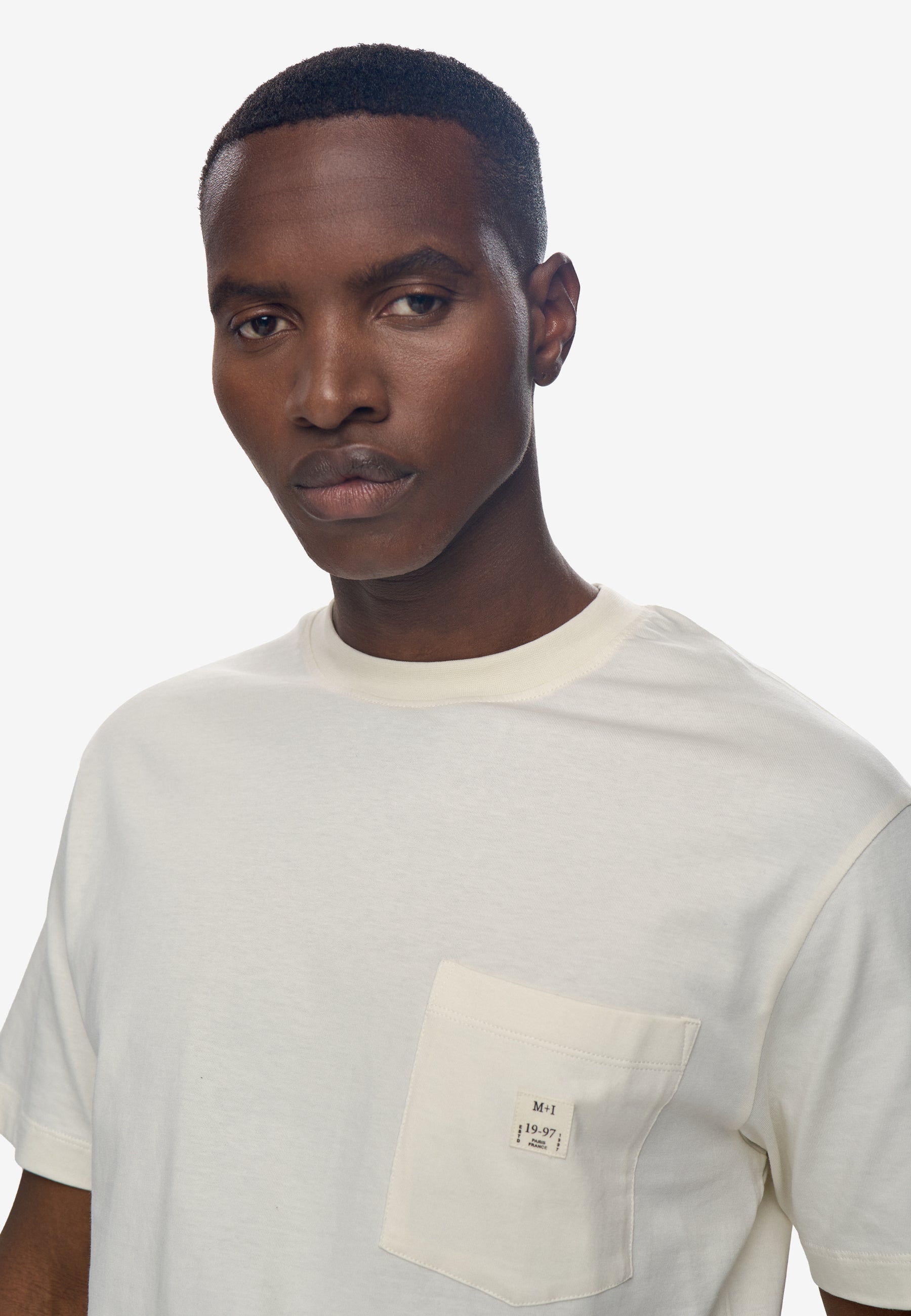 minimum male Adam reg ss pocket tee G029 Short Sleeved T-shirt 0608 Coco Milk