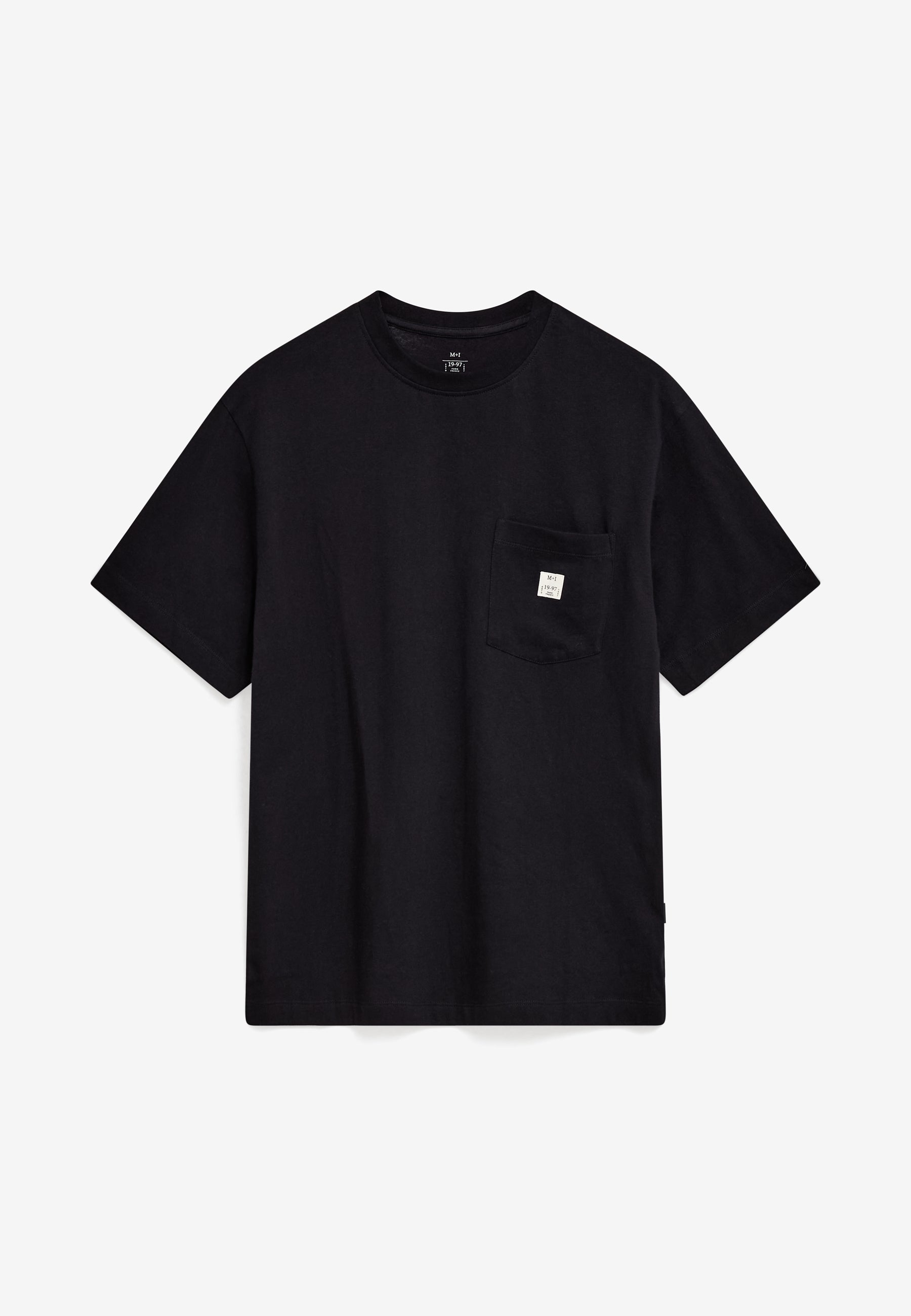 Adam reg ss pocket tee G029 Short Sleeved T-shirt - 999 Black