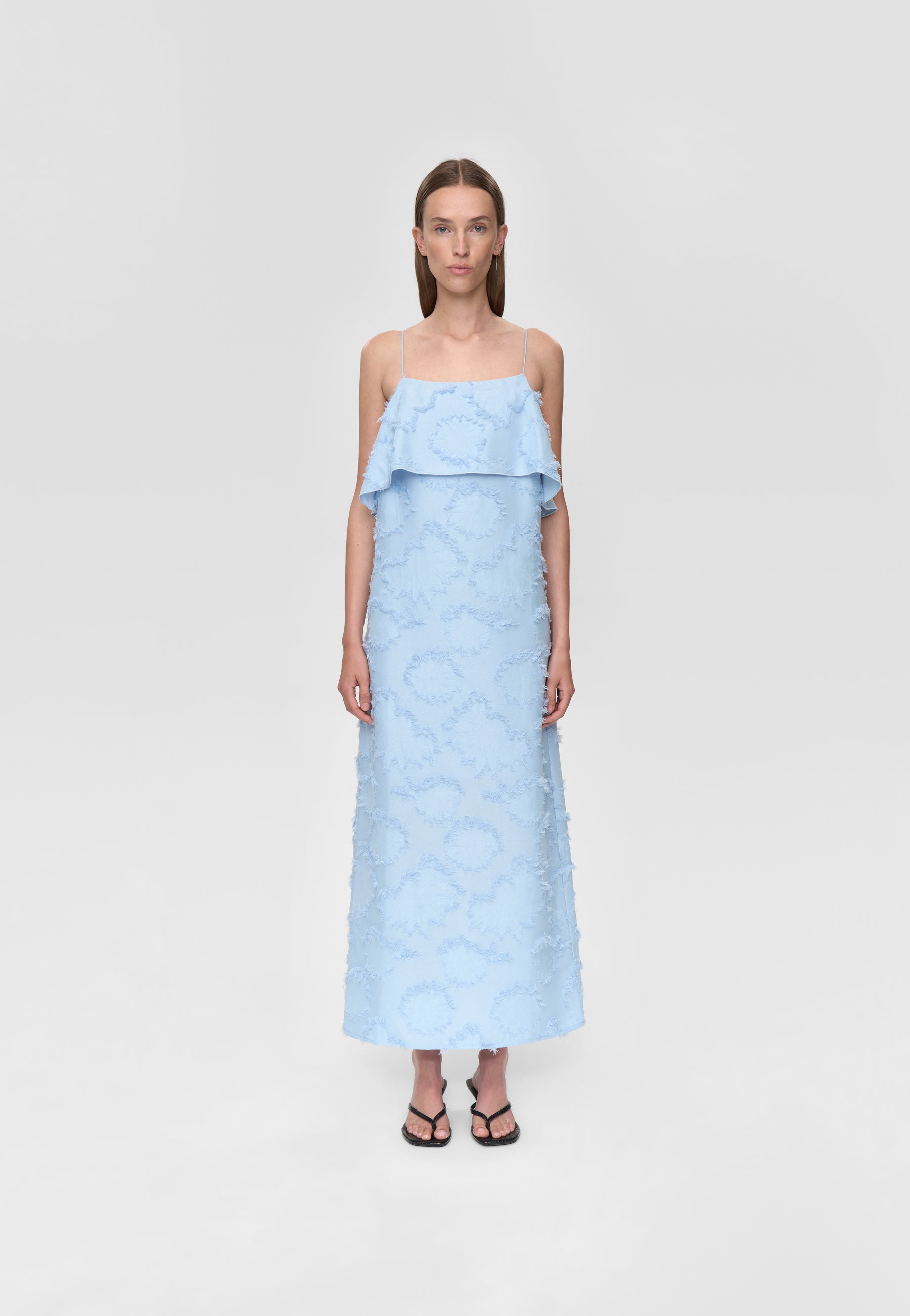 minimum female Aire strap dress 4584 Midi Dress 4115 Cashmere Blue