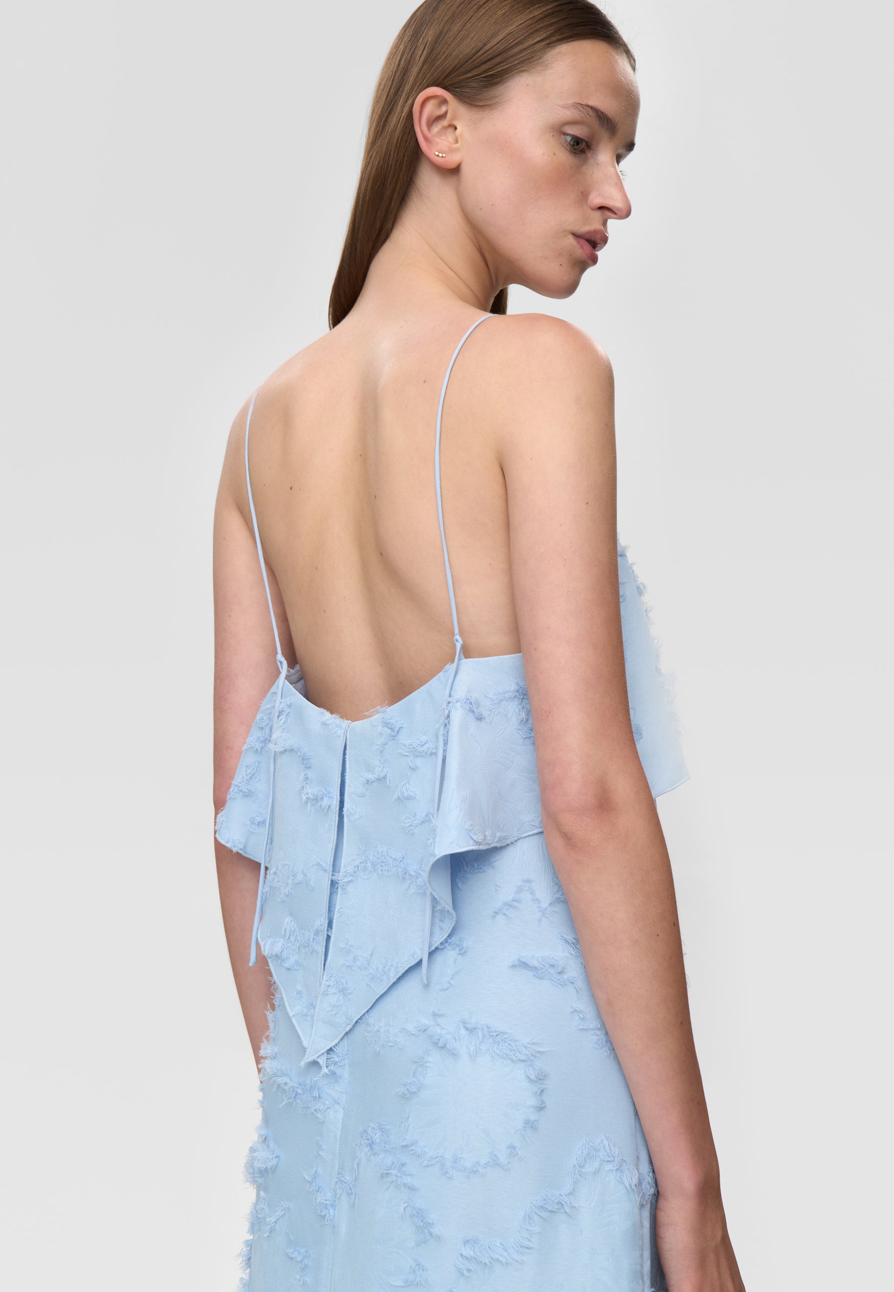 minimum female Aire strap dress 4584 Midi Dress 4115 Cashmere Blue