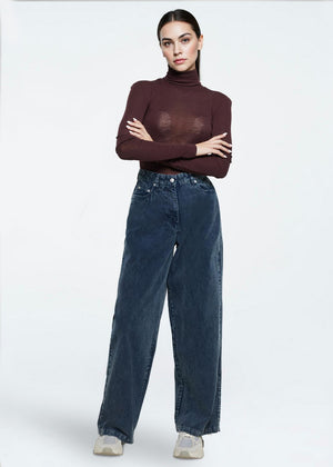 minimum female Aiyas corduroy 4356 Casual Pants 4324 Legion Blue