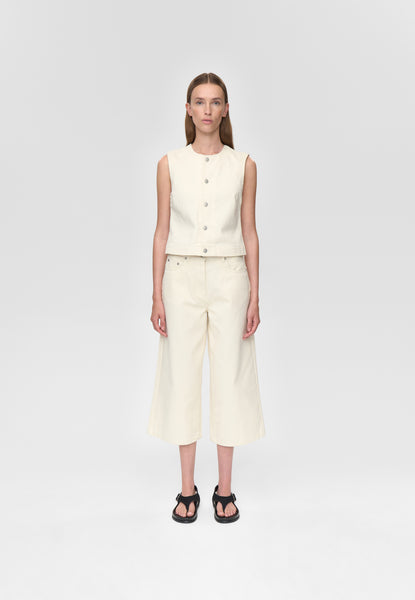 Alessia vest 4579 Gilet - 0701 Whisper white