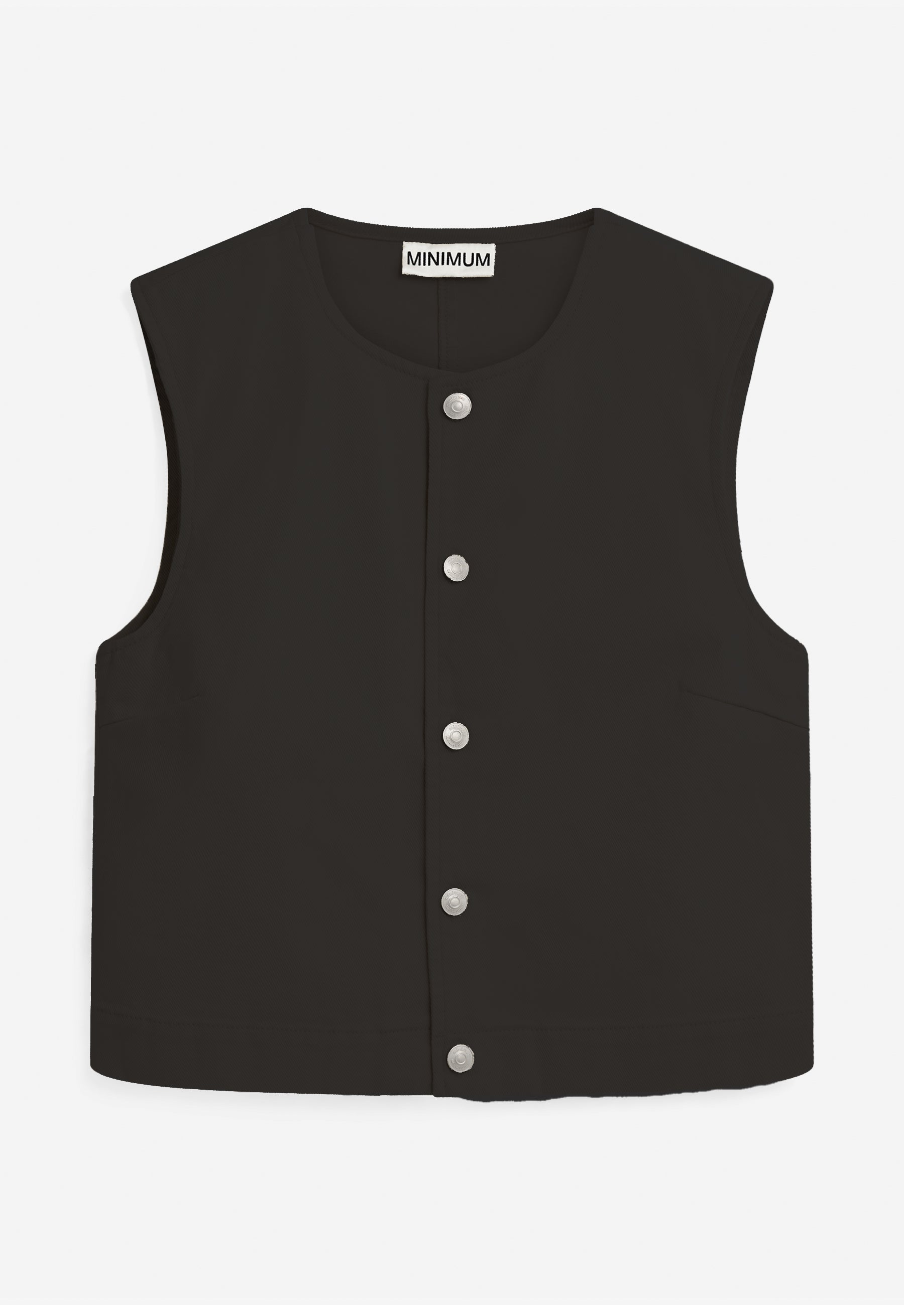 minimum female Alessia vest 4579 Gilet 999 Black
