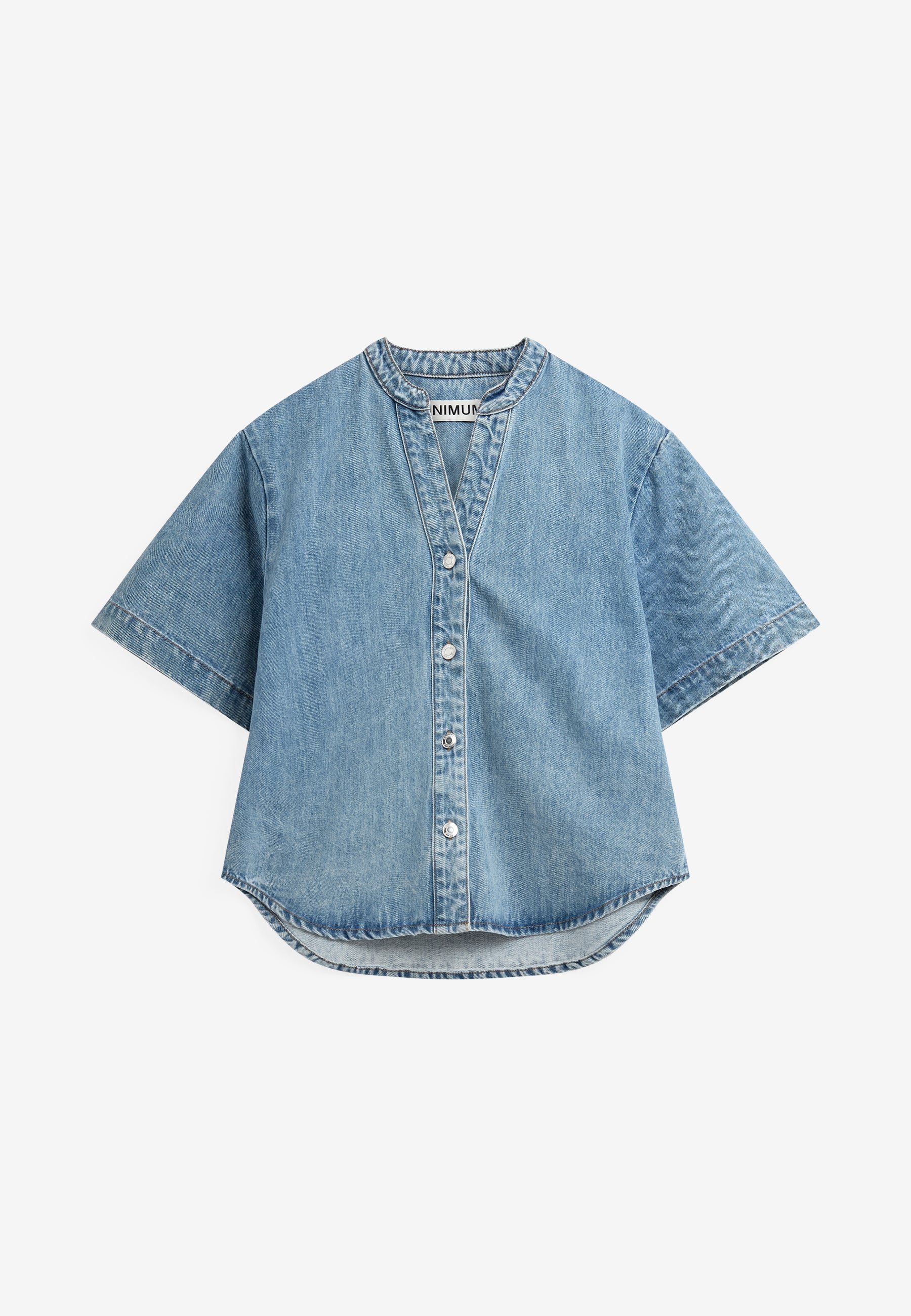 minimum female Alicia rlx ss shirt 2461 Short Sleeved Shirt 1001 Light Blue