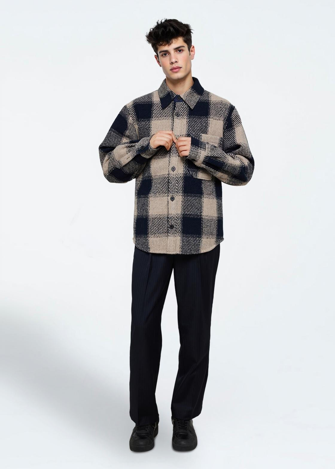 minimum male Alonso shirt 4405 Overshirt 3922 Sky Captain