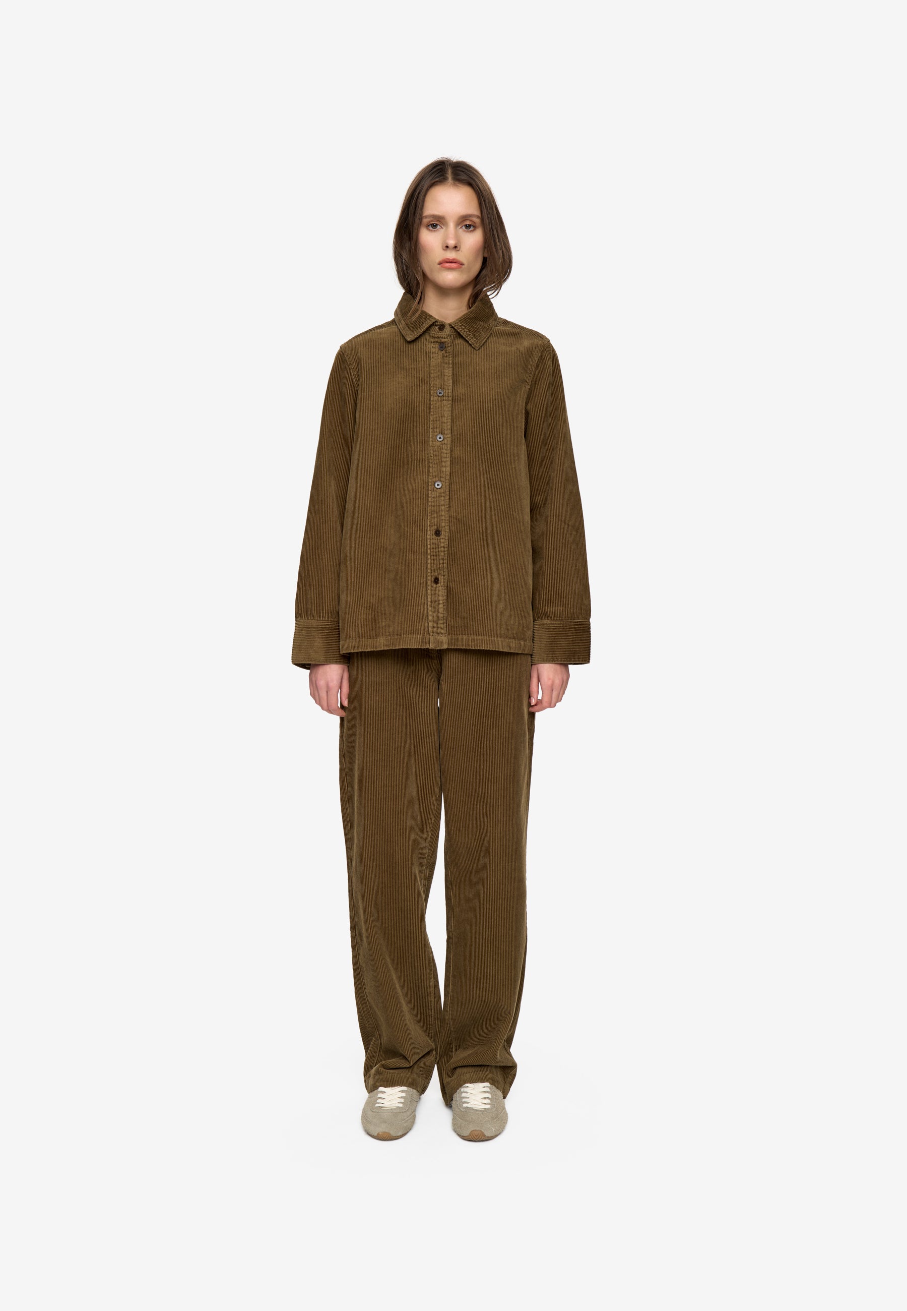 minimum female Andrea shirt 4883 Long Sleeved Shirt 1815 Shitake