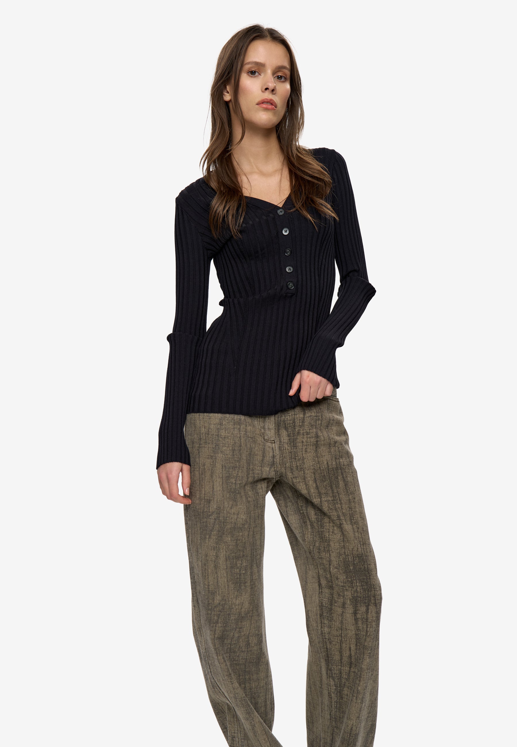 minimum female Annadel v-n jumper 4888 Jumper 999 Black
