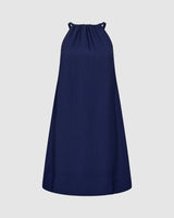 minimum female Annkarina 3077 Dress Short Dress 3933 Medieval Blue