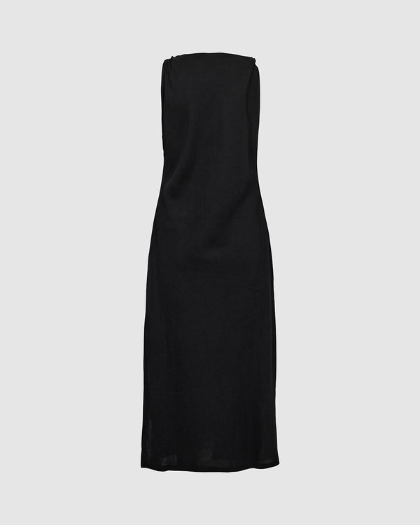 minimum female Arias 3069 Dress Midi Dress 999 Black