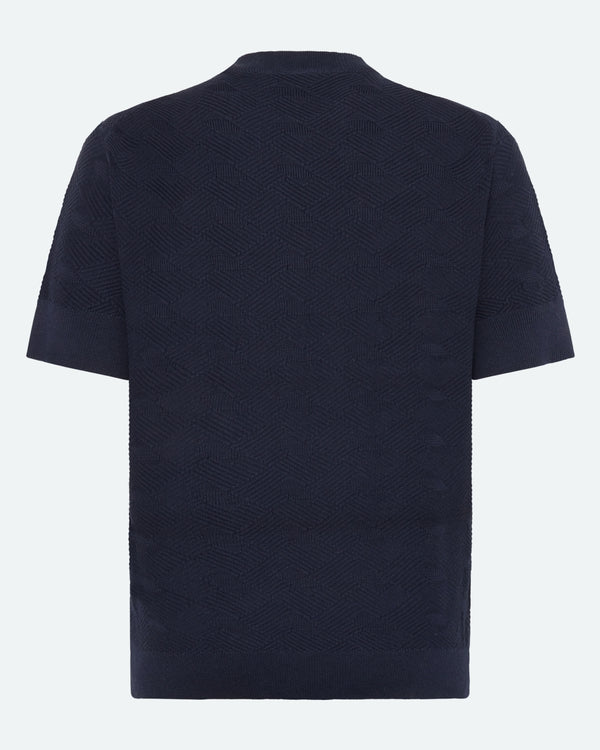 minimum male Aron knit t-shirt 4121 Short Sleeved T-shirt 3922 Sky Captain