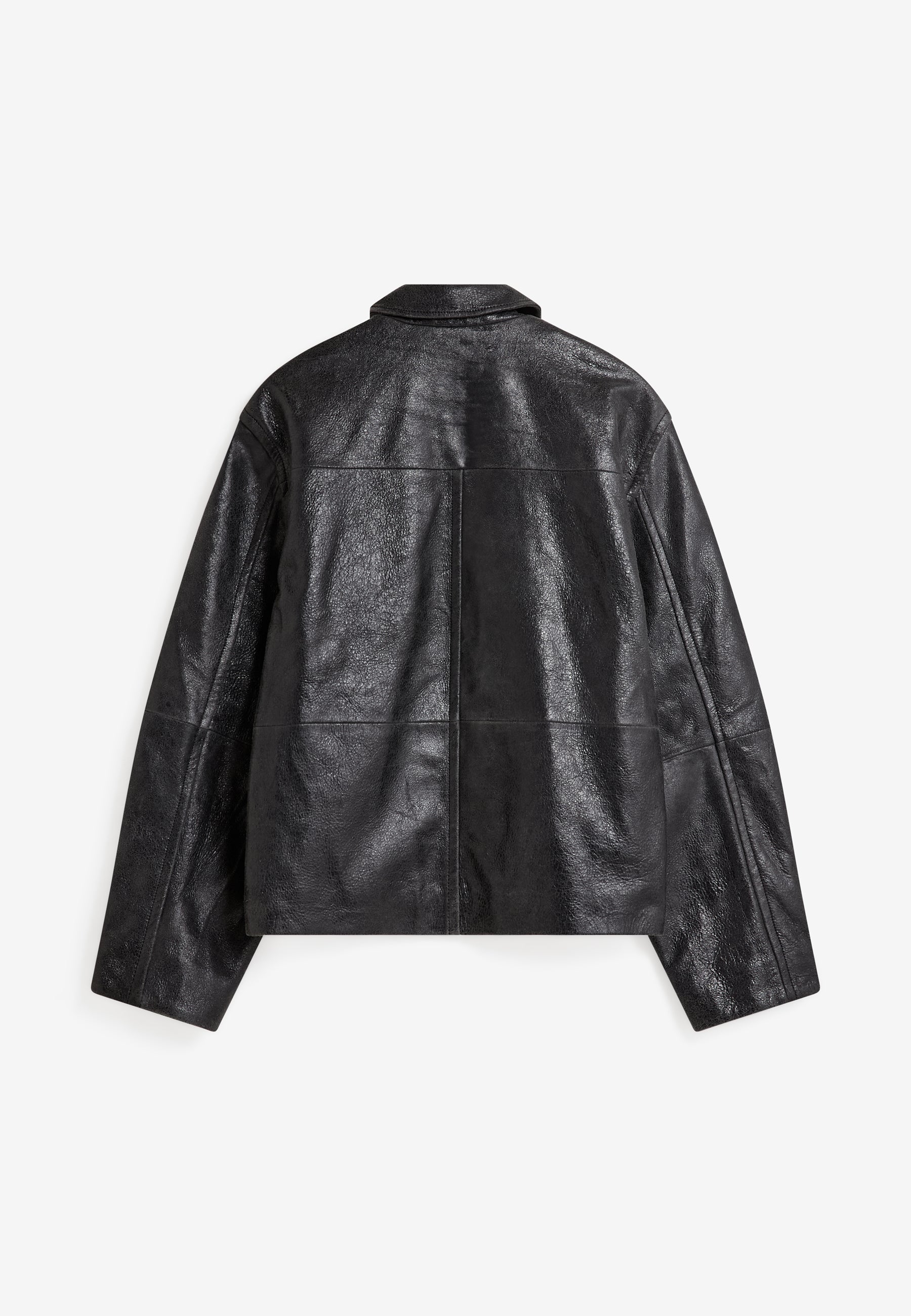 minimum male Arthur jacket 4447 Leather Jacket 999 Black