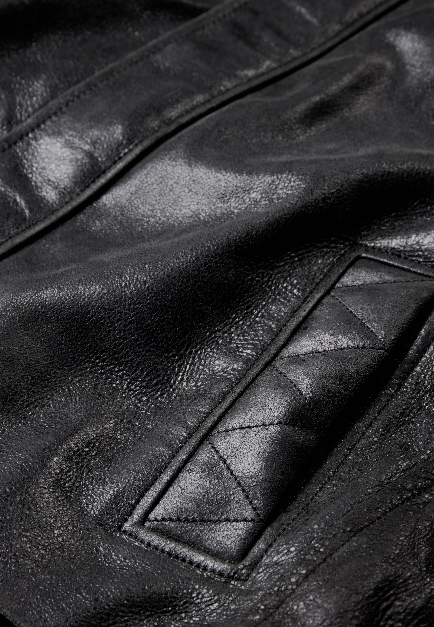 minimum male Arthur jacket 4447 Leather Jacket 999 Black