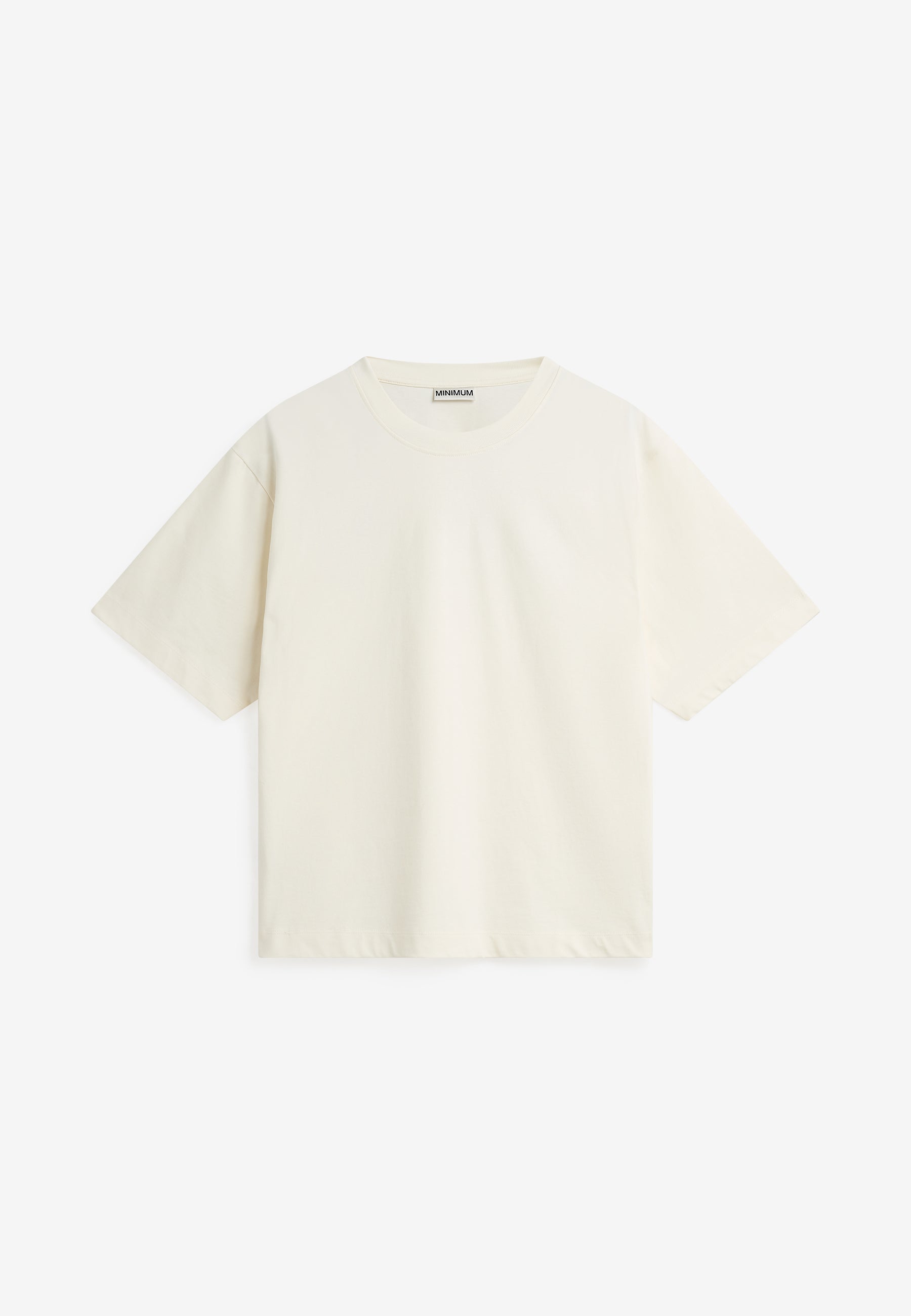 minimum female Benedicte ss t-shirt G4844 Short Sleeved T-shirt 0608 Coco Milk