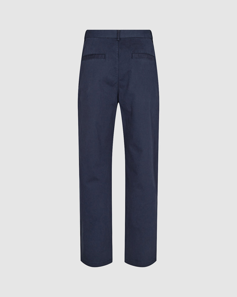 minimum male Bertils 9344 Casual Pants 687 Navy Blazer