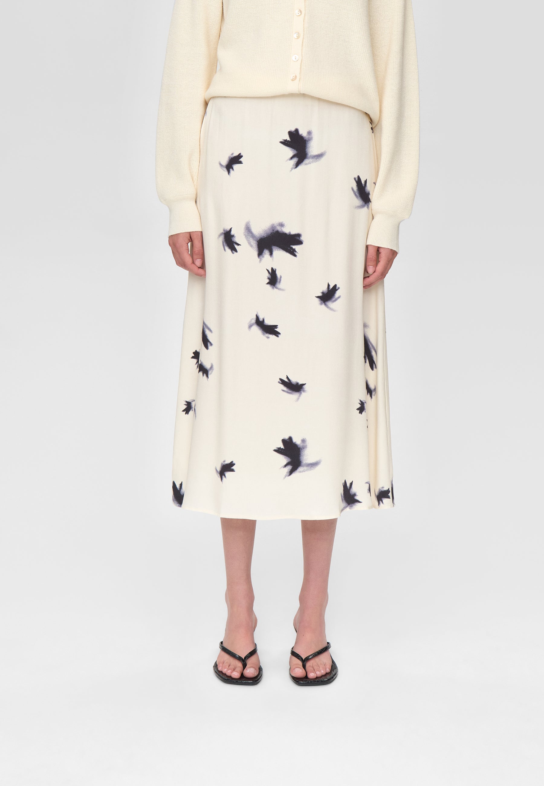 minimum female Beryls skirt 4651 Midi Skirt 0608 Coco Milk