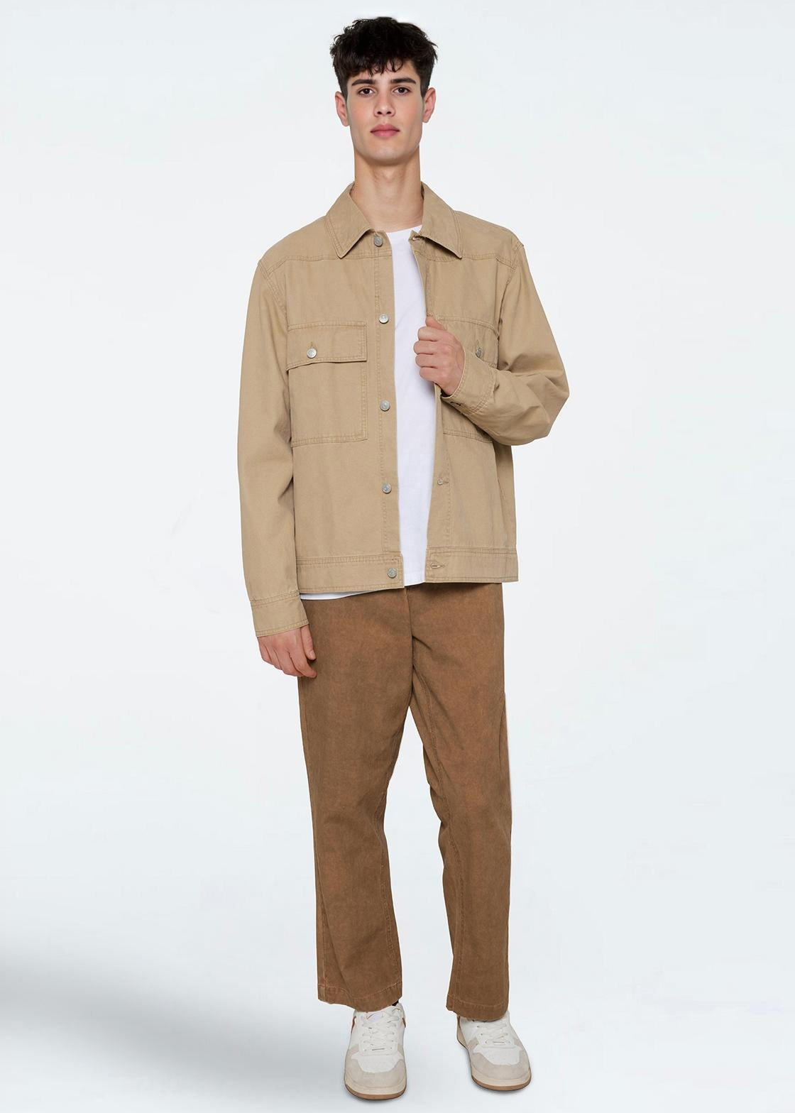 minimum male Blake Jacket 4473 Denim Jacket 1109 Chinchilla
