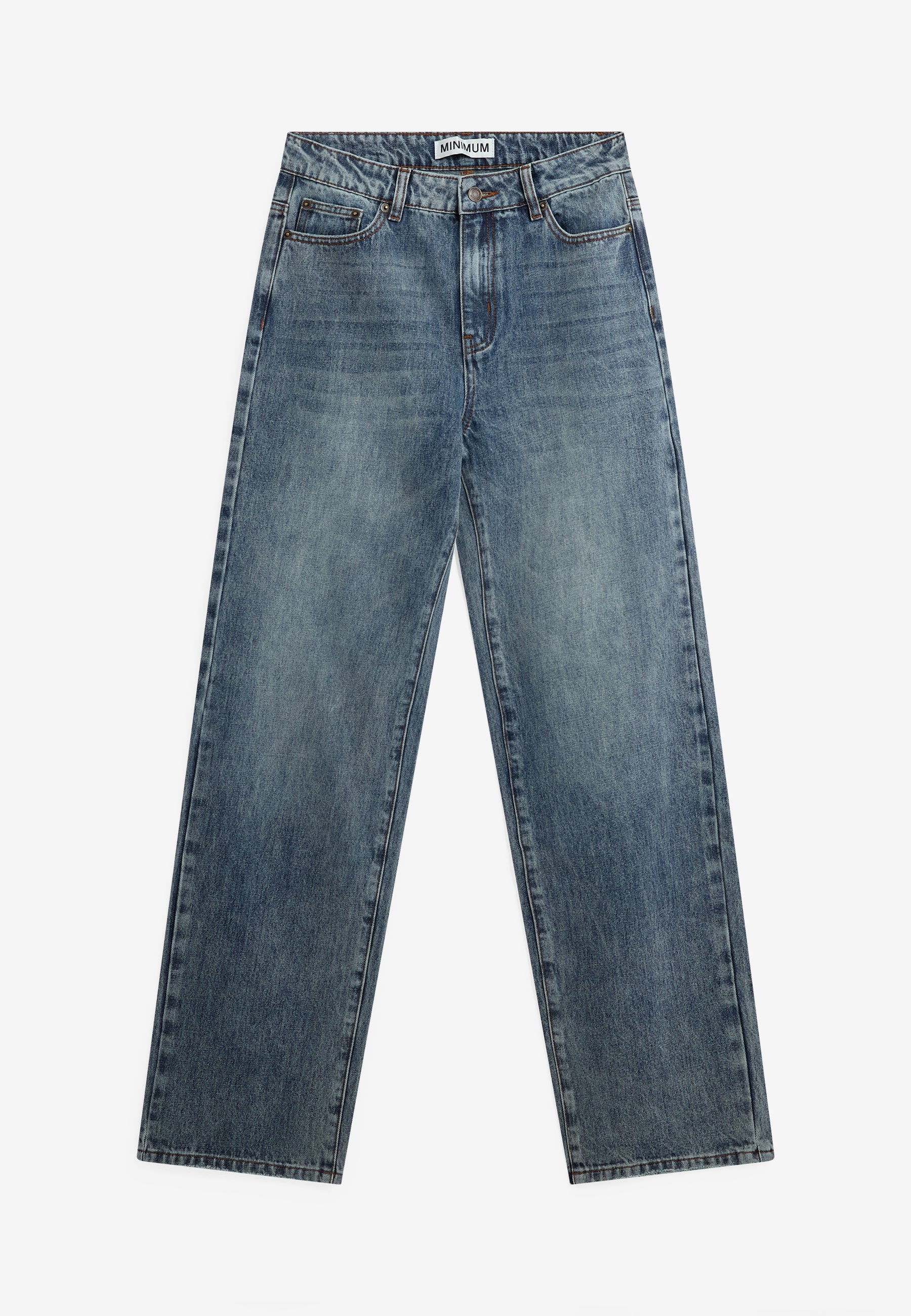 minimum female Britney jeans 4703 Straight Jeans 1002 Medium Blue