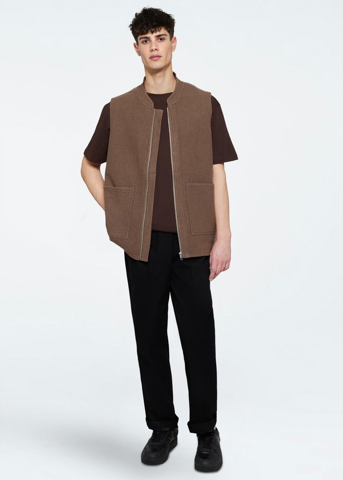 minimum male Broak vest 3818 Gilet 1815 Shitake