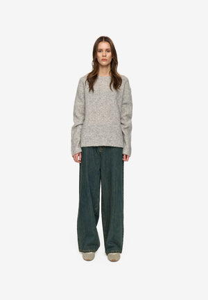 minimum female Calaha jumper 9965 Jumper 910M Light Grey Melange