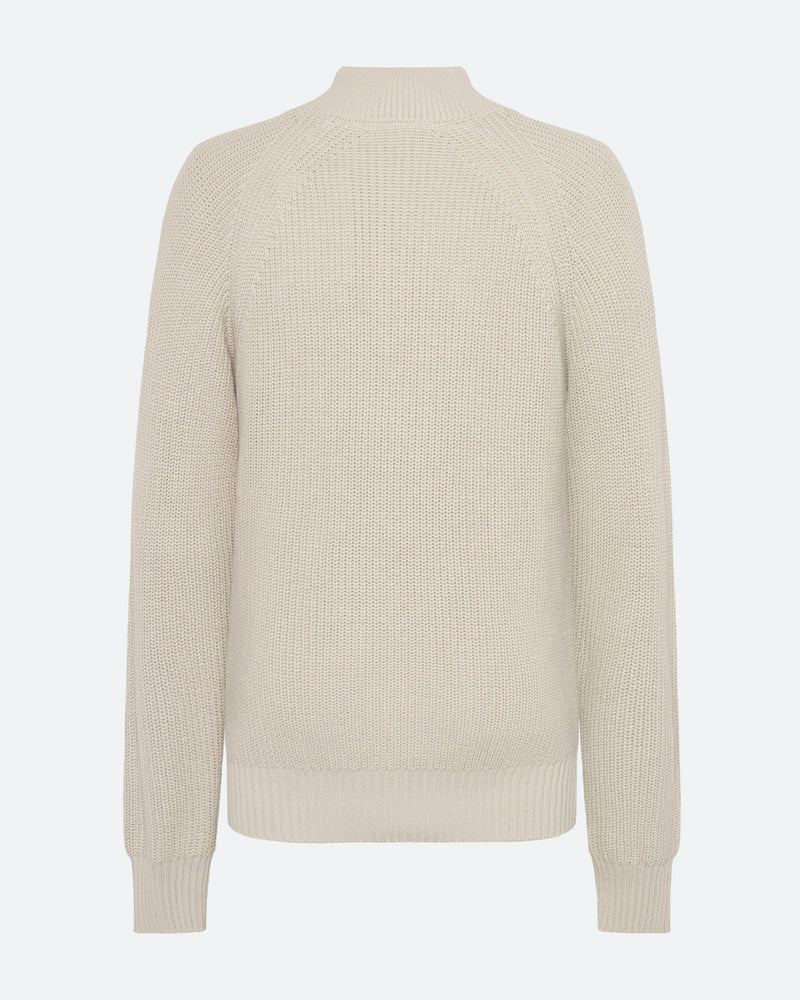 minimum male Camden G006 Knit Sweater 4502M Silver Cloud