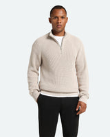 minimum male Camden G006 Knit Sweater 4502M Silver Cloud