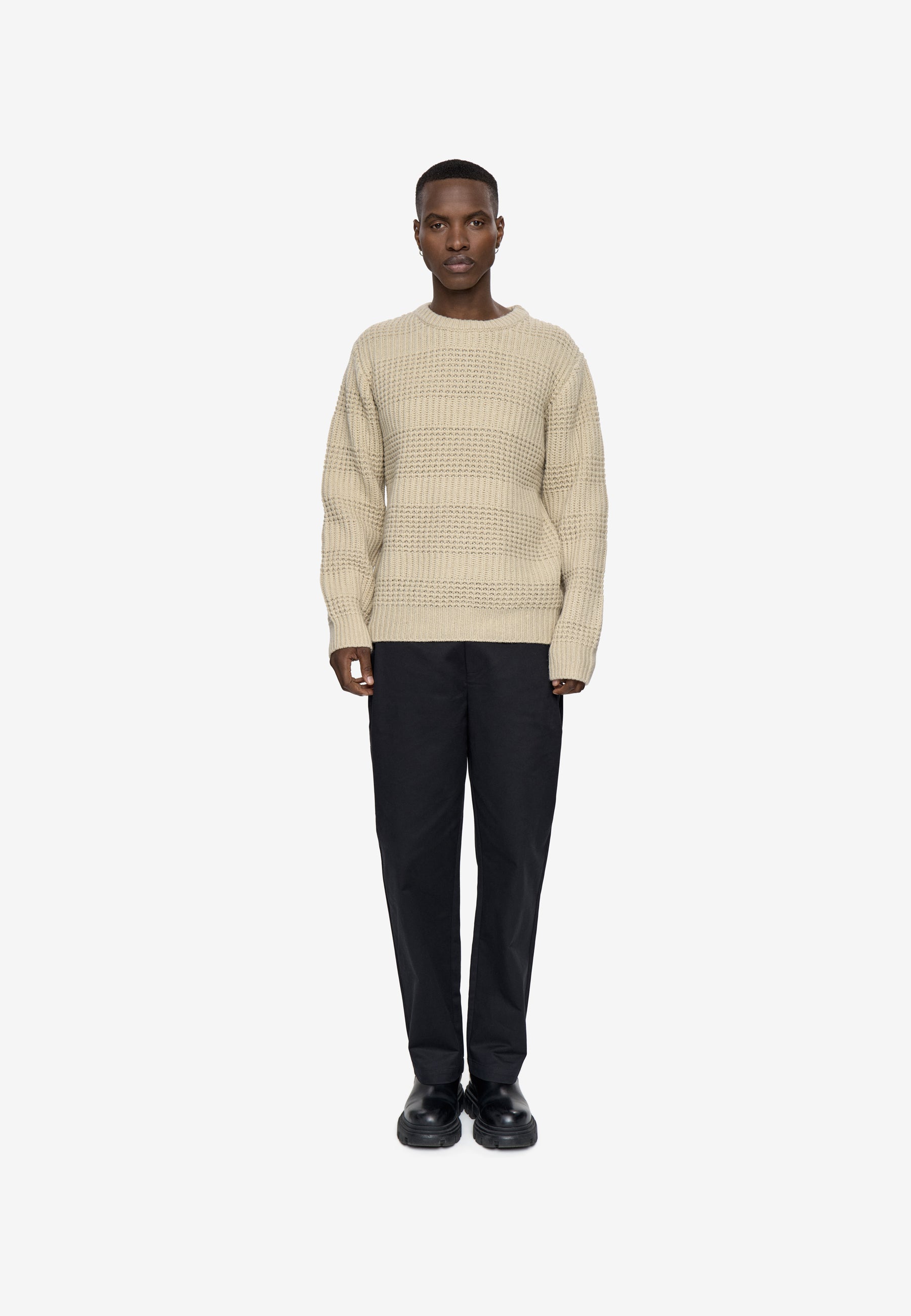 minimum male Carlos sweater 9954 Jumper 0711 Putty