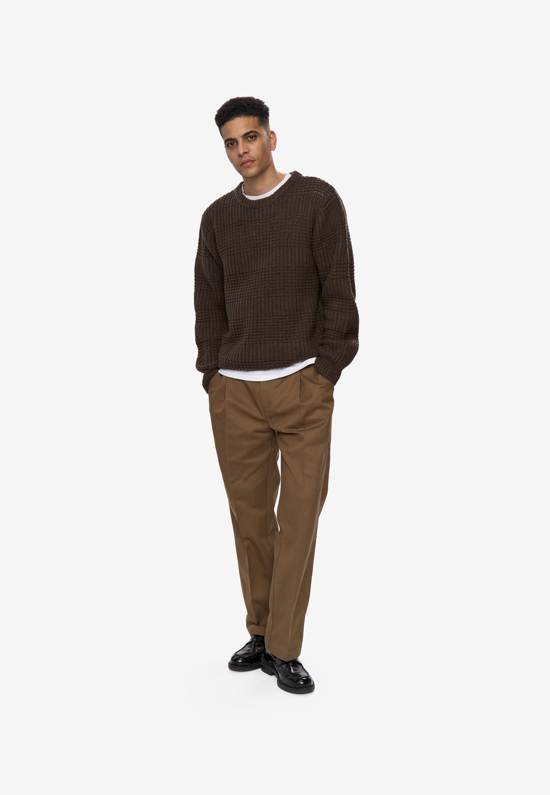 minimum male Carlos sweater 9954 Jumper 0812 Turkish Coffee