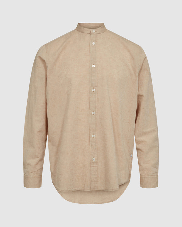 minimum male Cole 9802 Shirt Long Sleeved Shirt 0920M Curds & Whey Melange