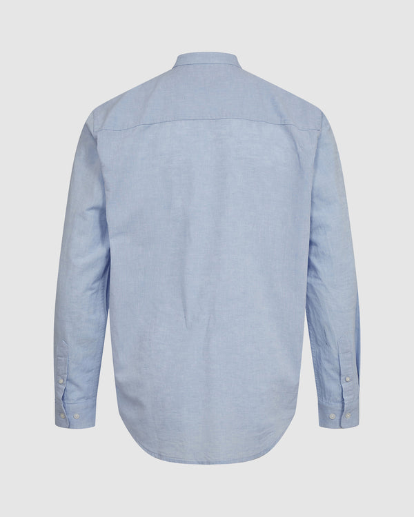 minimum male Cole 9802 Shirt Long Sleeved Shirt 1630M Hydrangea Melange