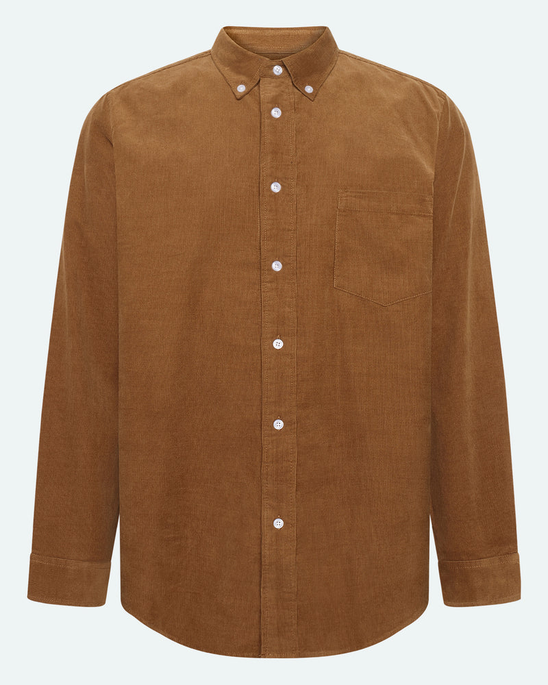 minimum male Colt 3758 Shirt Long Sleeved Shirt 0937 Bronze Brown