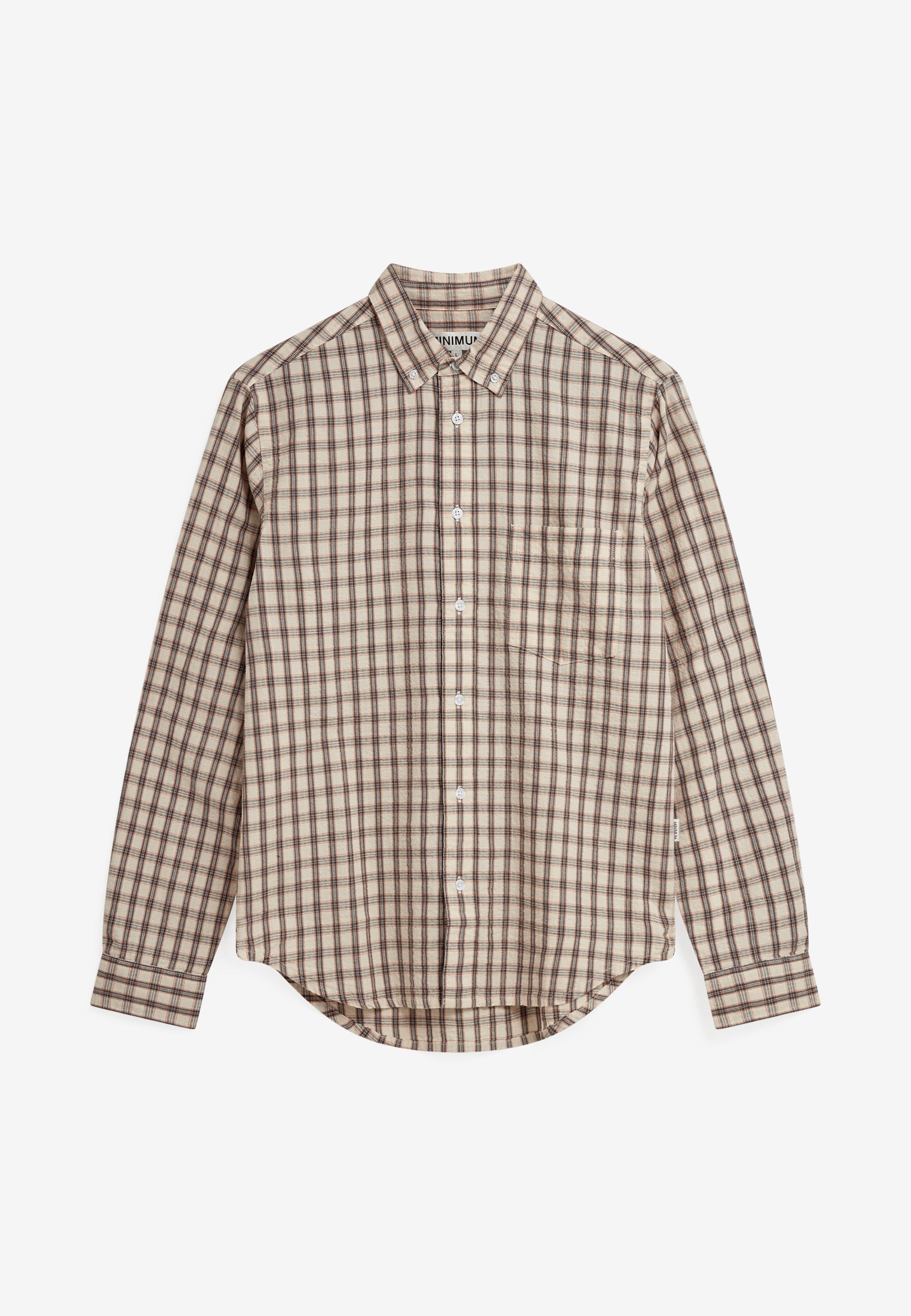 minimum male Colt reg ls check shirt 4685 Long Sleeved Shirt 6305 Pelican