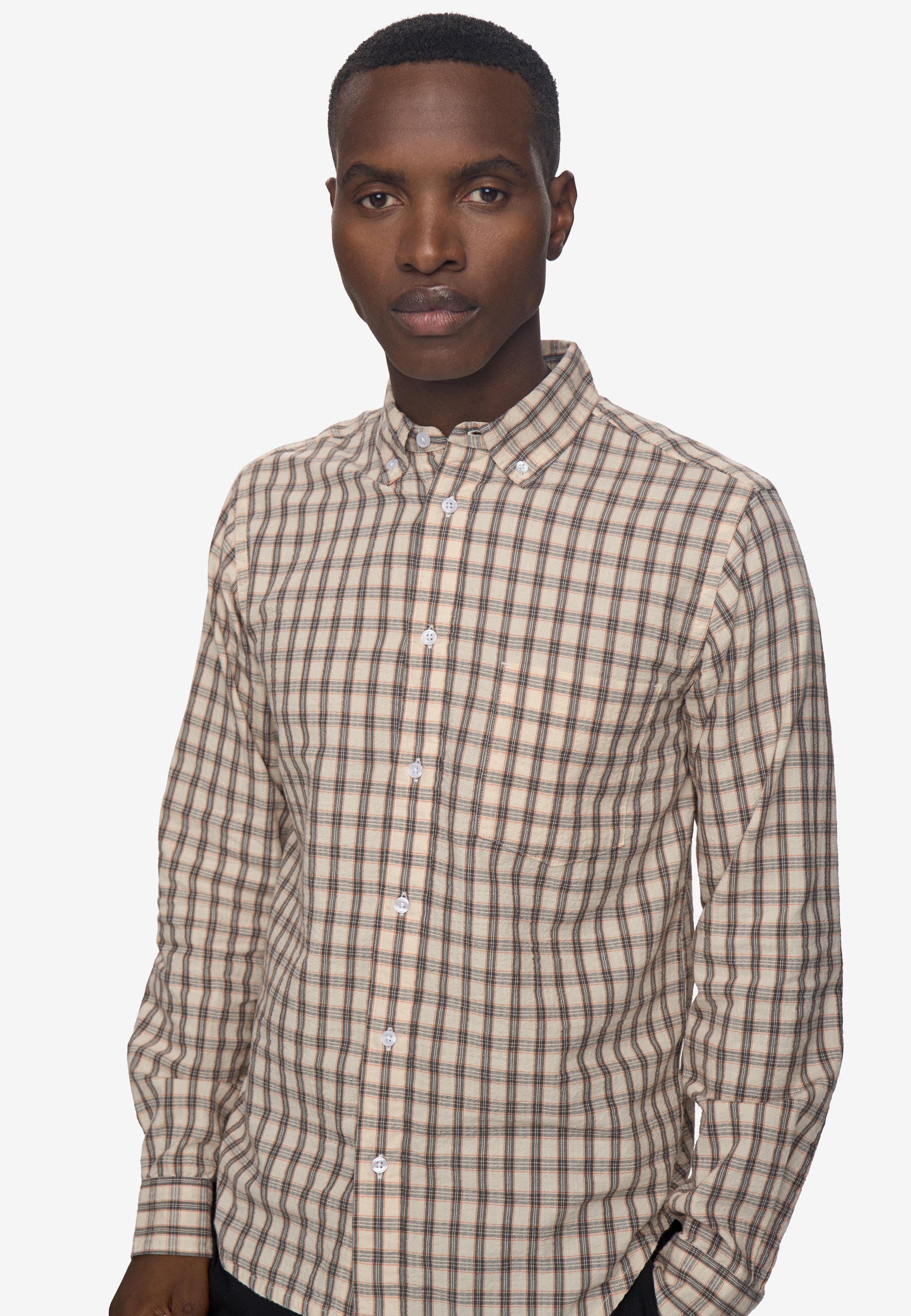 minimum male Colt reg ls check shirt 4685 Long Sleeved Shirt 6305 Pelican