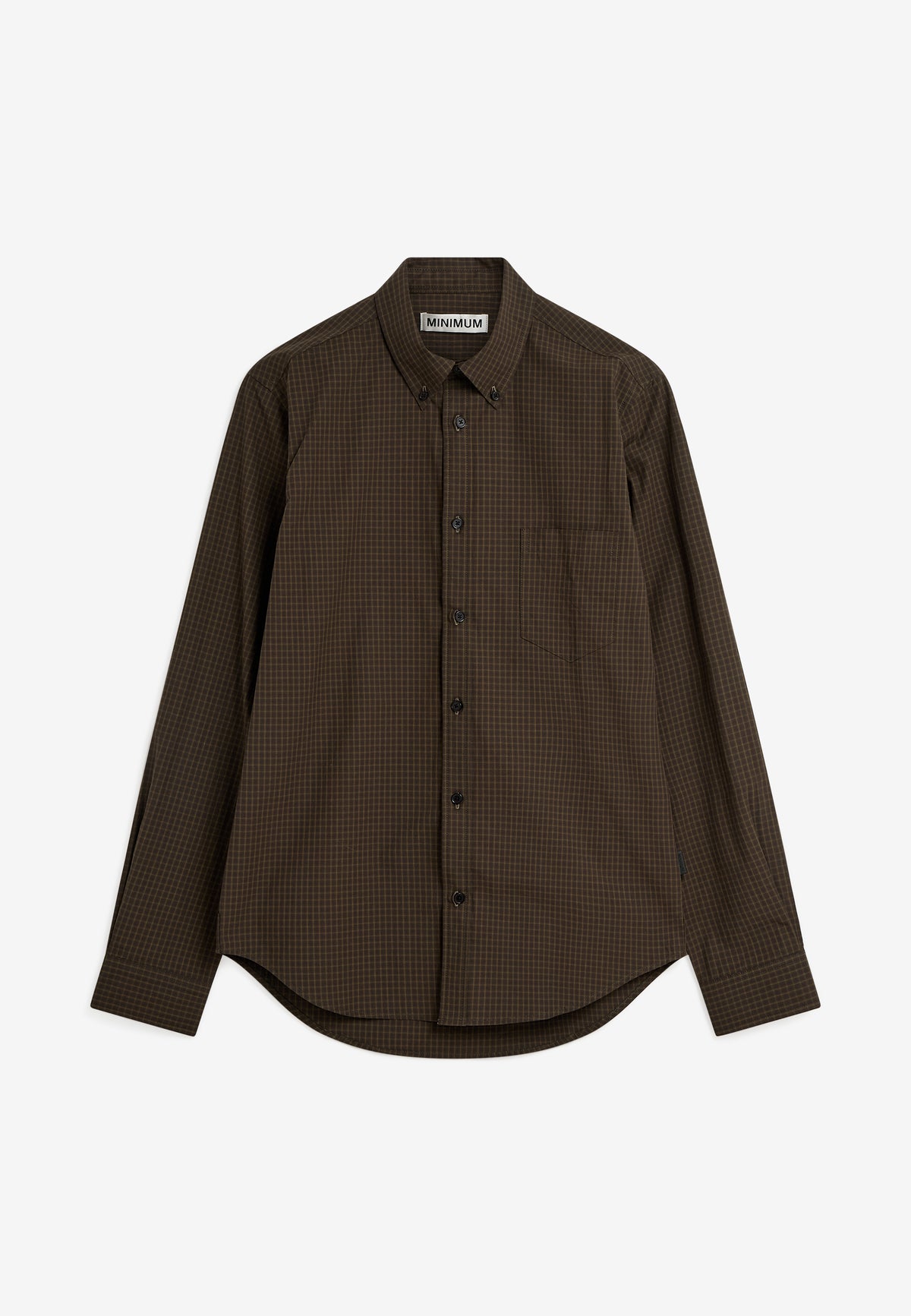 minimum male Colt reg ls shirt 4802 Long Sleeved Shirt 0812 Turkish Coffee