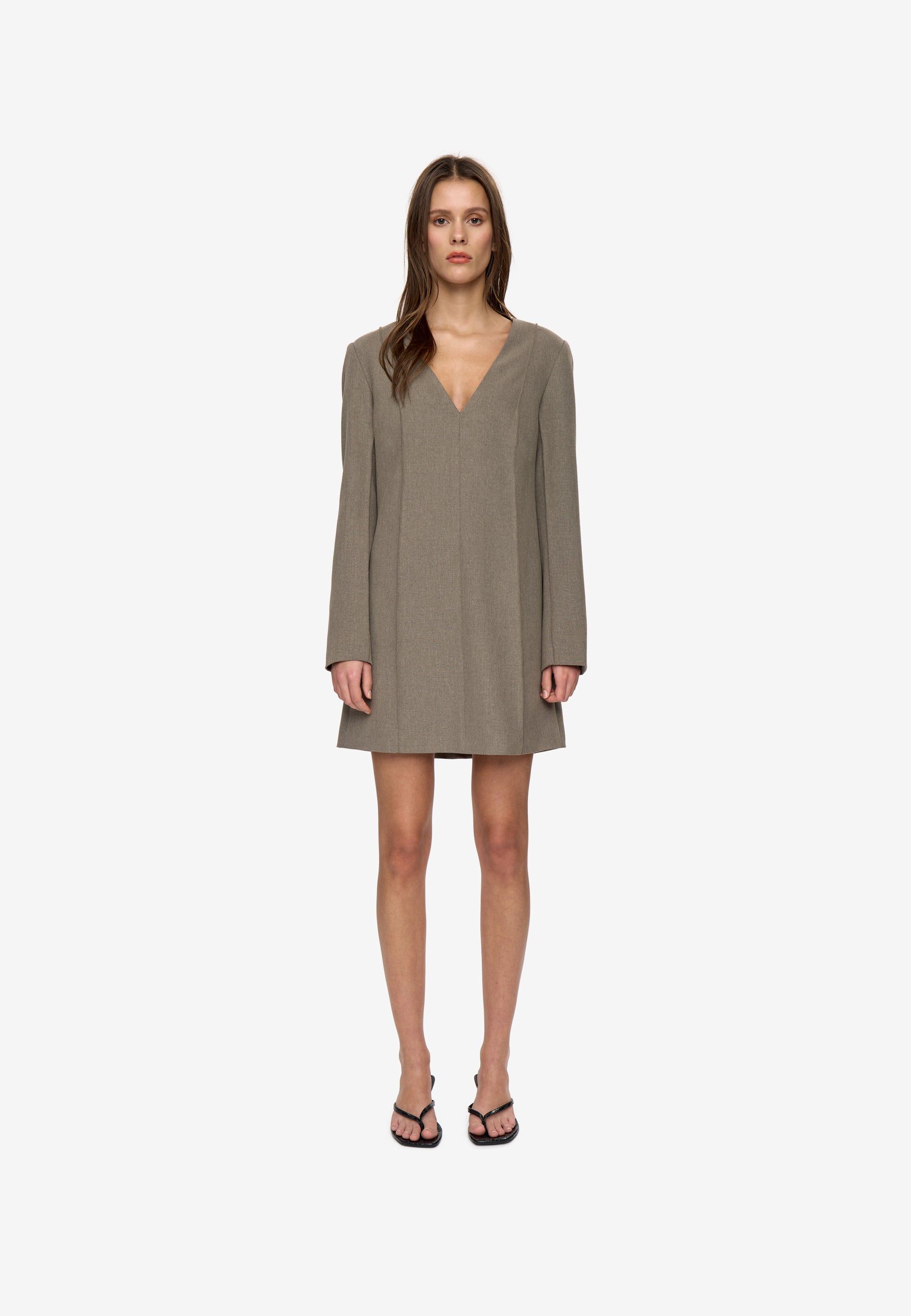minimum female Dagmar ls short dress 4837 Short Dress 1022 Kelp