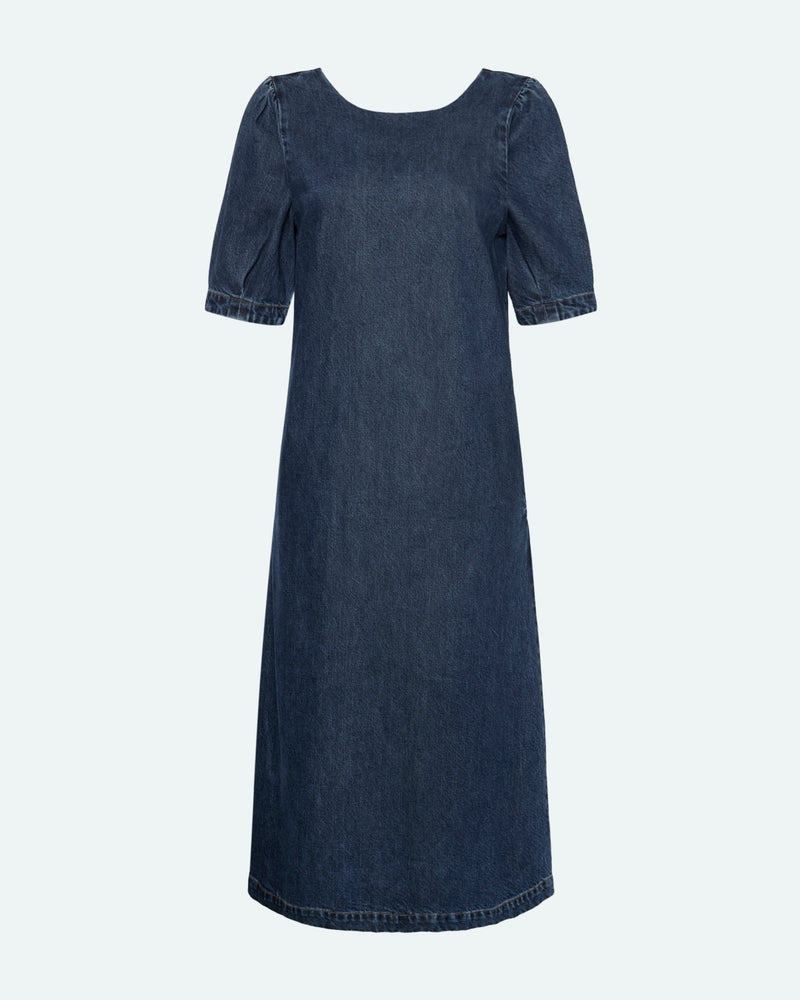 minimum female Dalila denim dress 4181 Midi Dress 1002 Medium Blue