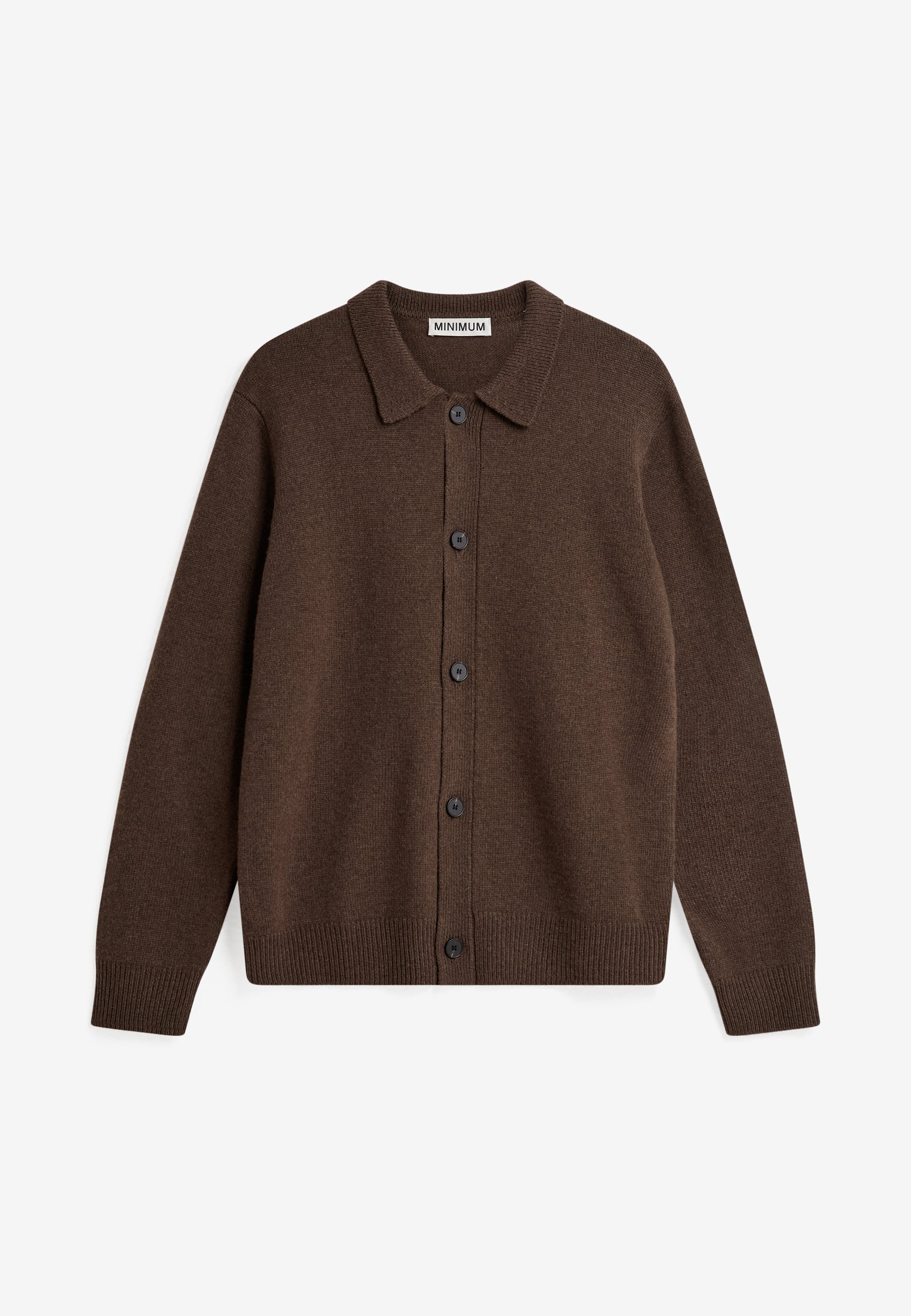 minimum male Derek cardigan 9954 Cardigan 0812 Turkish Coffee