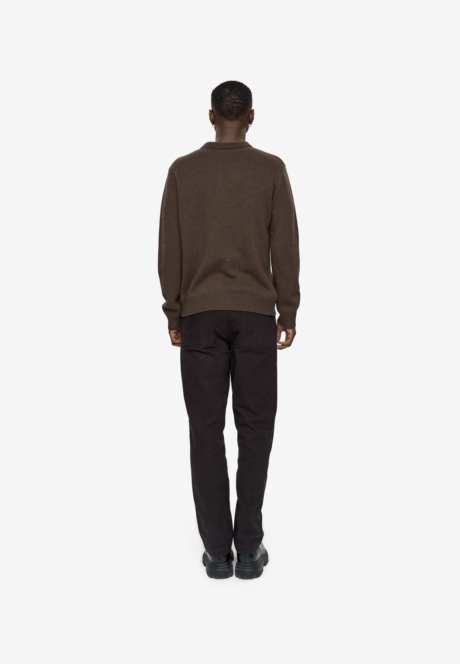 minimum male Derek cardigan 9954 Cardigan 0812 Turkish Coffee
