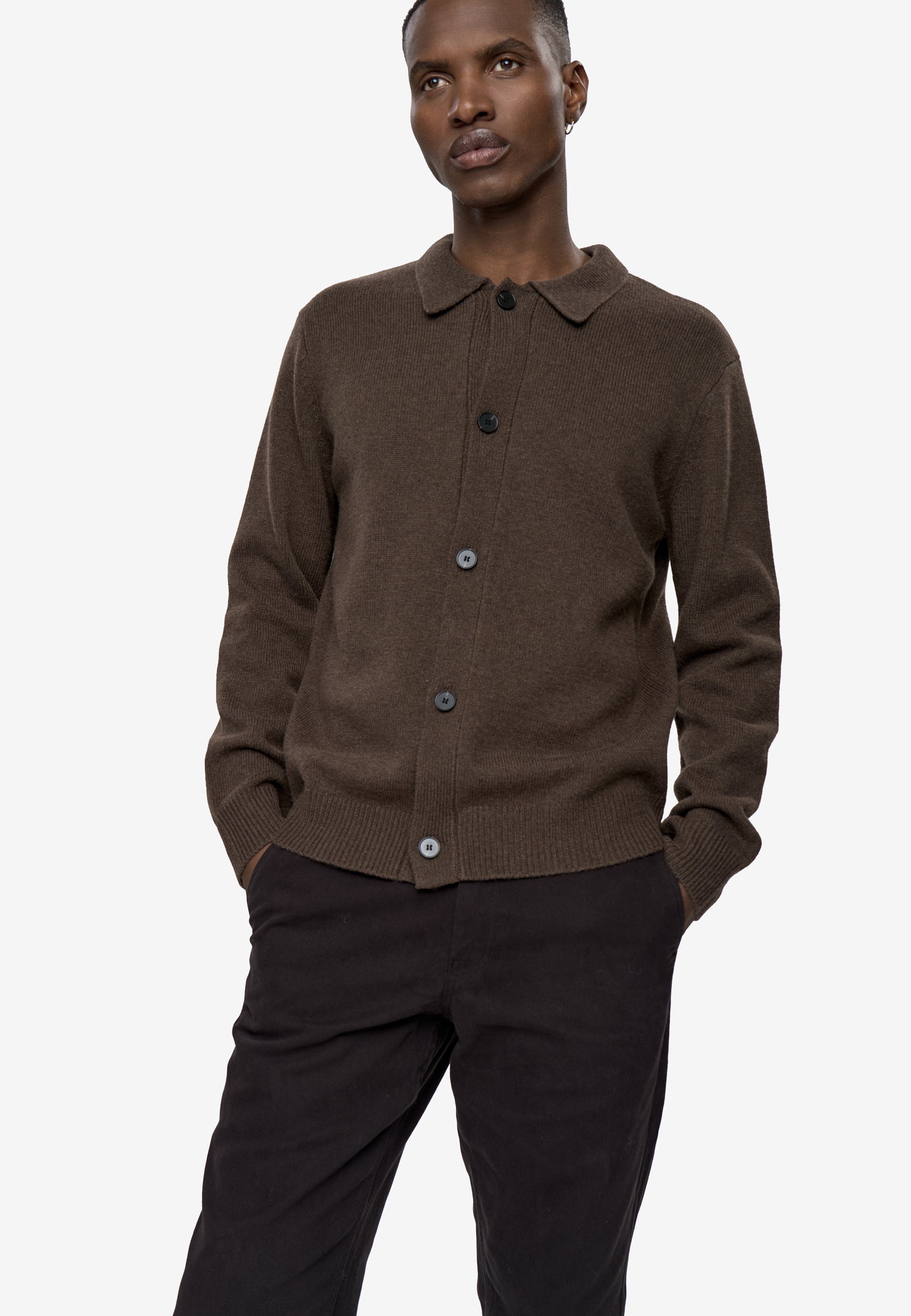 minimum male Derek cardigan 9954 Cardigan 0812 Turkish Coffee