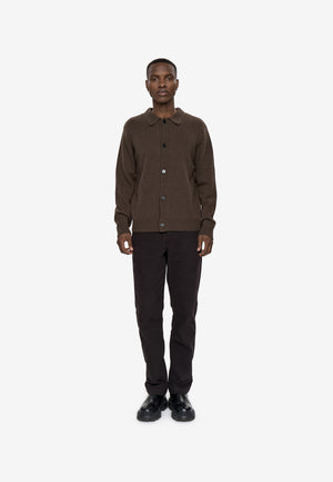 minimum male Derek cardigan 9954 Cardigan 0812 Turkish Coffee