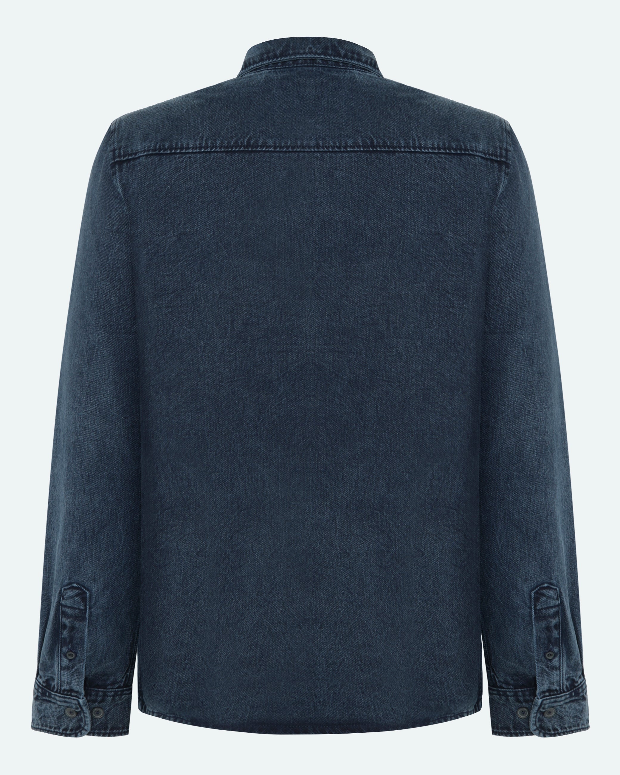 minimum male Douglas Denim Shirt 4386 Long Sleeved Shirt 4324 Legion Blue