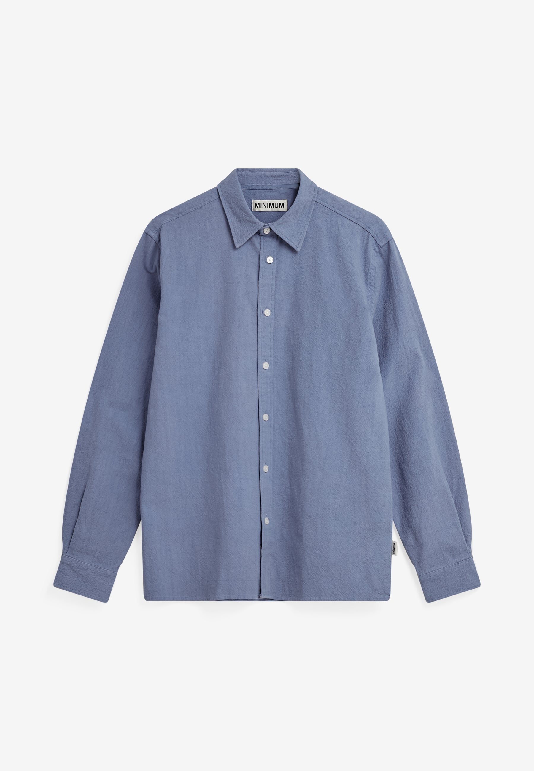 minimum male Douglas reg ls shirt 4671 Long Sleeved Shirt 4127 Heritage blue