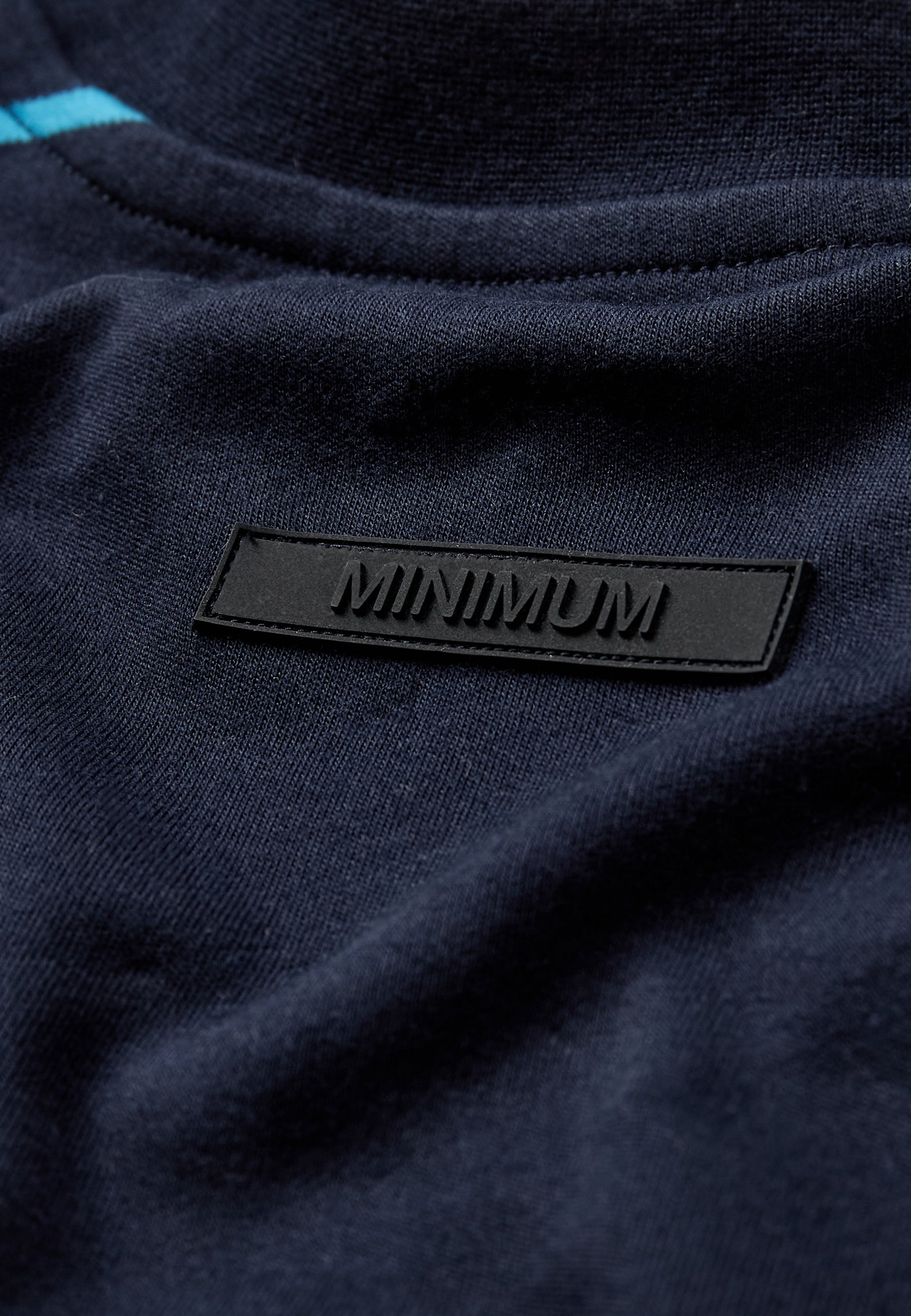 minimum male Elias ovz ss striped tee G4613 Short Sleeved T-shirt 3922 Sky Captain