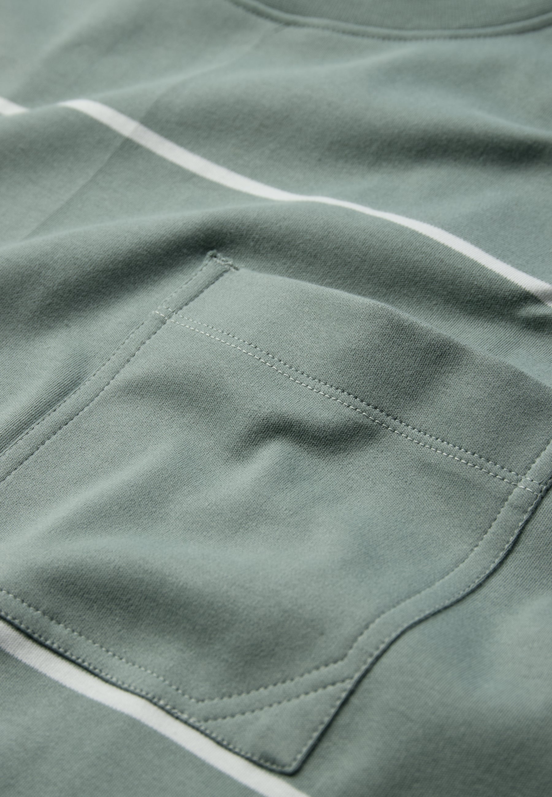 minimum male Elias ovz ss striped tee G4613 Short Sleeved T-shirt 5107 Chinois green