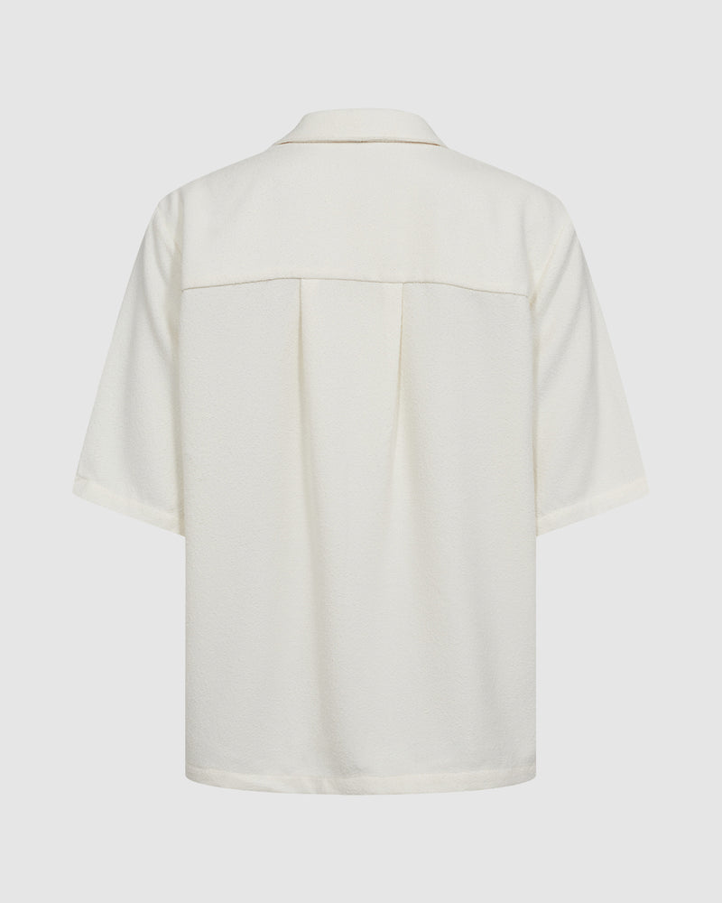 minimum female Elvas 3022 Shirt Short Sleeved Shirt 0608 Coco Milk